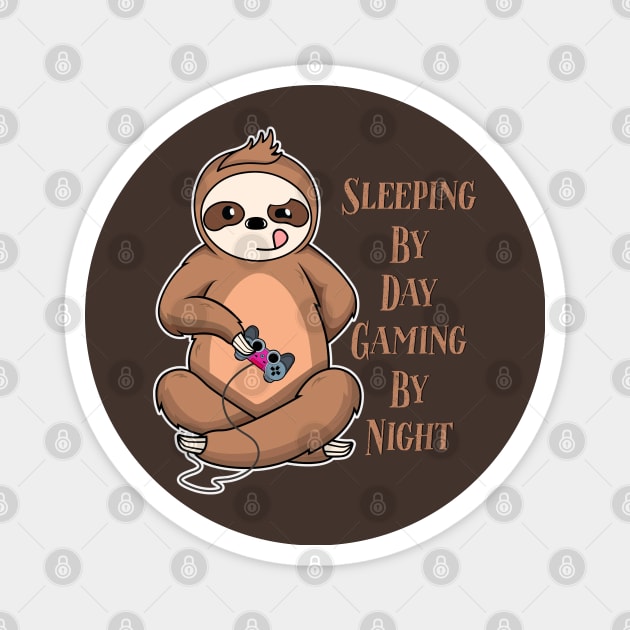 Sleeping By Day Gaming By Night Magnet by Yourfavshop600